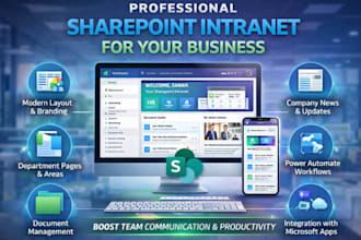 create a professional sharepoint intranet for your business