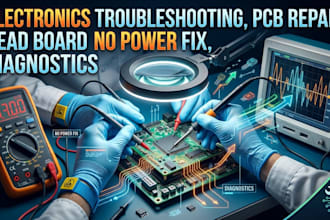 electronics troubleshooting, pcb repair dead board no power fix, diagnostics