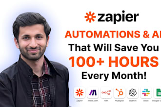 setup or fix zapier zap automation and workflow integration