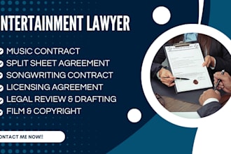be your music, artist, nda, and entertainment lawyer