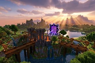 build minecraft map spawn lobby hub server world texture pack resource pack pvp