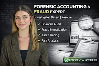 be your US CPA for forensic audit, fraud investigation, and hidden asset tracing
