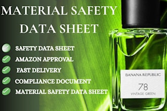 prepare safety data sheets,amazon compliance document