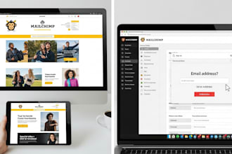 mailchimp template design newsletter pop up form setup mailchimp email marketing