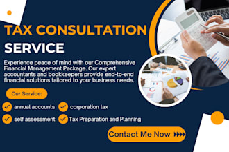 provide UK tax consultation and tax planning self assessment as tax advisor