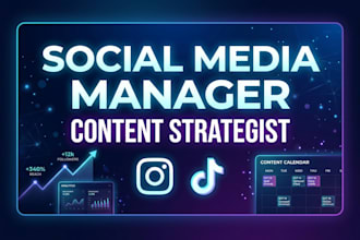 be your expert social media manager and content strategist