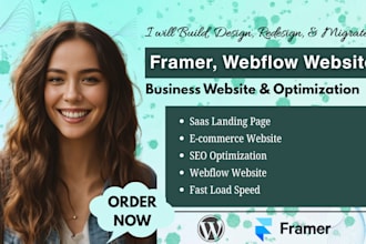 do framer website, webflow website framer landing page website landing page saas