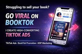 tik tok video ads tik tik book promotion ebook booktok content creator