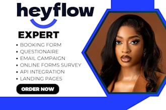 build heyflow form funnel, quiz, lead generation and automation