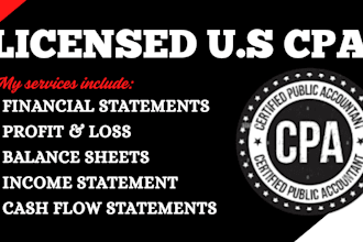 prepare financial statements, profit and loss, income statement