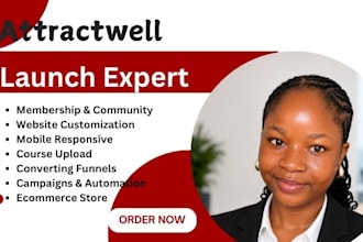 be your attractwell launch expert, online course, learndash, canvas lms