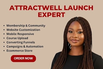 be your attractwell launch expert, online course, learndash, canvas lms