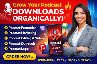 do podcast promotion marketing editing and organic growth