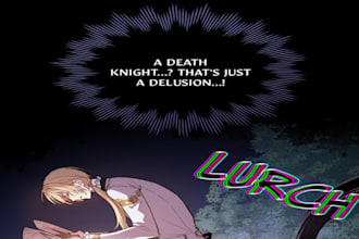 typeset and letter your manga, manhwa, manhua, or webtoon