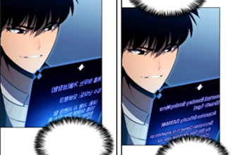 typeset and letter your manga, manhwa, manhua, or webtoon