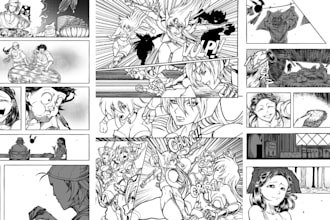 comic book illustration webtoon manga comic book artist anime manga comic artist
