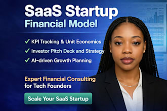 be your consultant for a saas startup financial model
