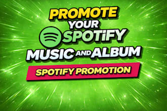 promote your spotify music and album, spotify promotion