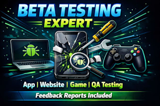 beta testing user testing manual testing  game testing QA and software testing