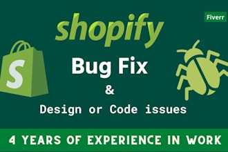 do shopify bug fix and liquid coding