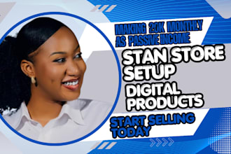 setup stan store upload digital products funnel stan store marketing for sales