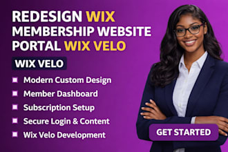 redesign wix membership website customer portal wix velo code database