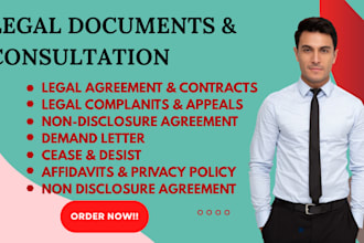 draft your legal documents such as lawsuits and court appeals