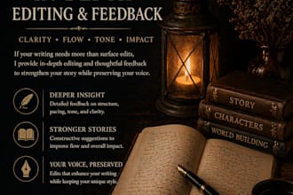 beta read your horror, dark romance, or fiction manuscript