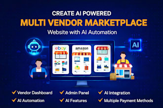 create multi vendor marketplace with ai automation