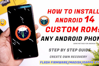 install custom rom and magisk on your android phone