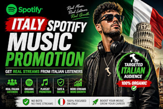 do italy spotify music promotion