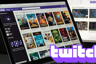 do youtube, twitch banner, logo design,channel setup intro and outro included