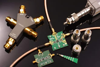 design rf microwave pcb, rf power amplifier and programmable led display system