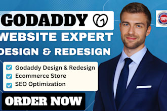design godaddy website, godaddy website redesign, godaddy website design