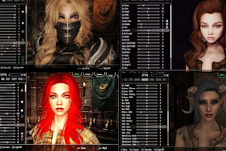 create custom racemenu ece presets for your player in skyrim game and fallout 4