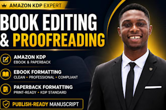 edit and format nonfiction manuscript on amazon kdp barnes and noble apple books