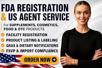 fda registration fda compliance fda us agent fda product listing for US approval