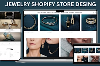 design jewelry shopify store fashion website necklace store jewelry store