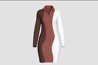 3d garment clothing, cosplay sewing pattern, sims4, fashion apparel in clo 3d