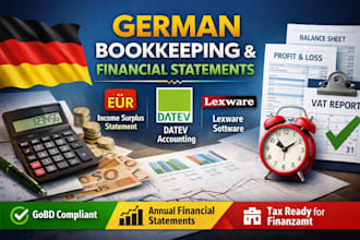 buchhaltung and jahresabschluss fur deutsche firmen or eur, lexware bilanz datev