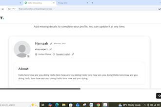 setup etsy shop for etsy seo ranking