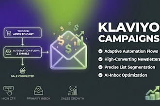 build high ROI klaviyo campaigns and shopify automation flows