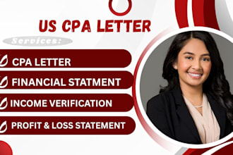 do professional CPA letter for mortgage, immigration, income verification