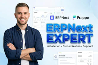 develop, customize, and implement erpnext and frappe solutions for your business
