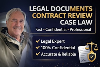 do legal document, legal opinion, contract analysis, case law  and tax filling