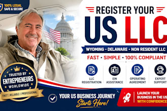 register a US llc and delaware llc,  ein number  for non us resident