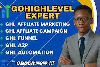set up ghl affiliate marketing, ghl funnel automation ghl affiliate campaign