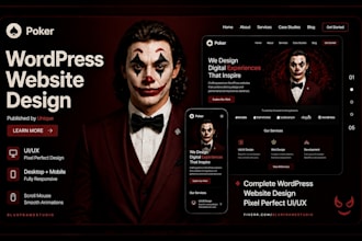 be your website designer, wordpress developer and migrate wordpress website