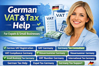 handle german vat registration and tax compliance for expats and small business
