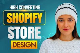 create shopify store, build shopify website design, shopify dropshipping website